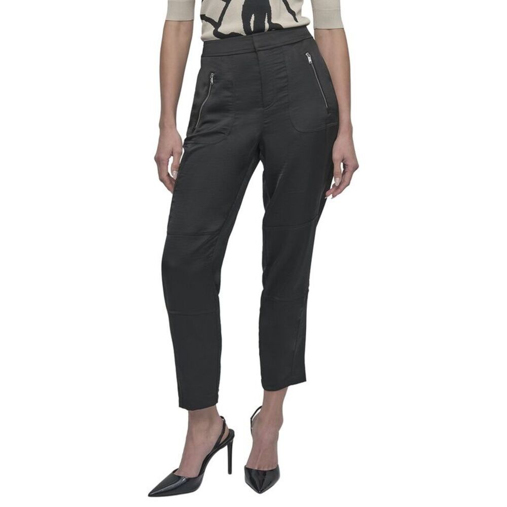 Dkny Womens  Glazed Dressing Pant, Black